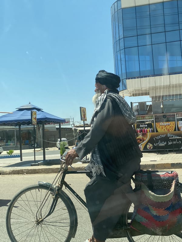 Morning street life documented in Kandahar, Afghanistan