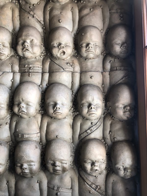 Tourist visits iconic H.R. Giger Bar in Switzerland