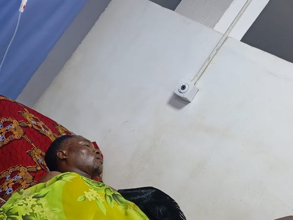 Patient receives hospital treatment in Gwong, Nigeria