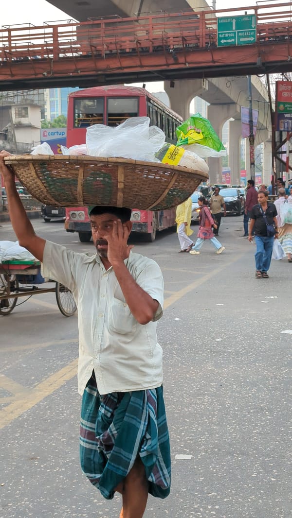 Daily street life scenes captured across Dhaka