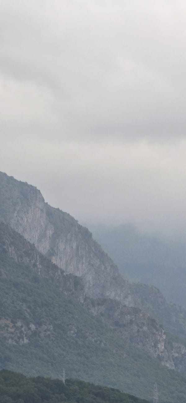 Overcast skies blanket Bar, Montenegro coastal region