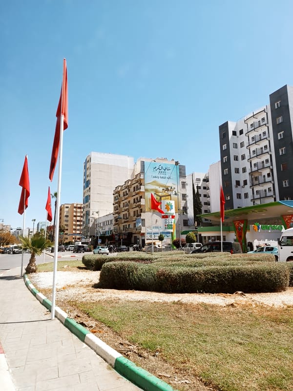 Midday street scenes documented in Meknes, Morocco