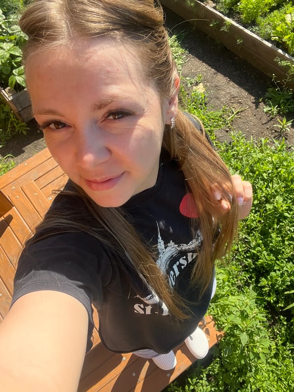 Morning garden activities captured across Shadrinsk, Russia residential areas