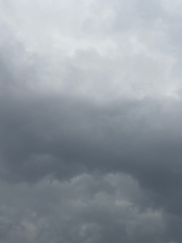 Storm clouds gather over Puebla, Mexico