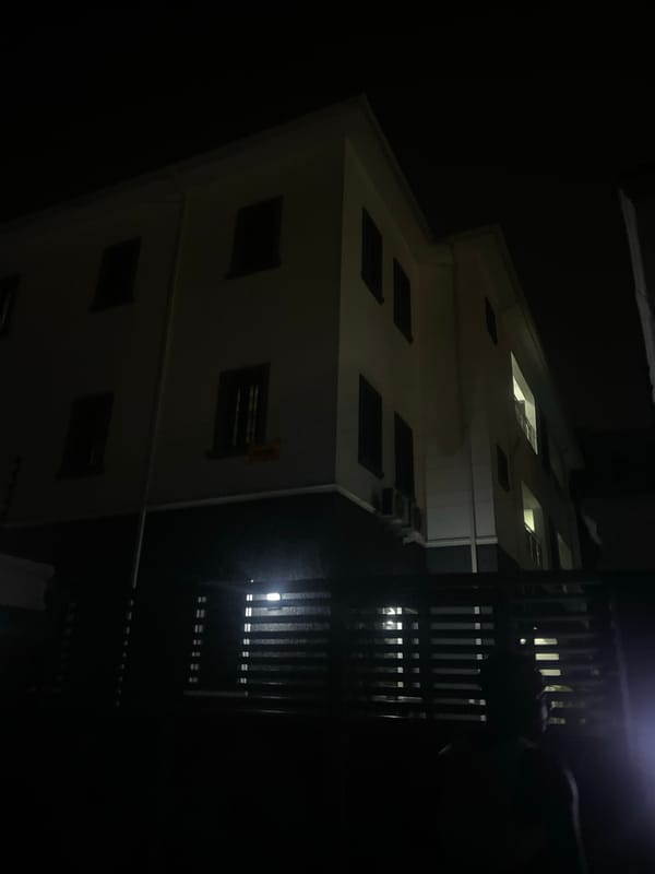 Domestic scenes documented across Gwarinpa, Nigeria neighborhood