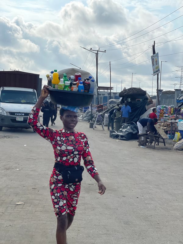 Morning trade in full swing at Lekki's outdoor market
