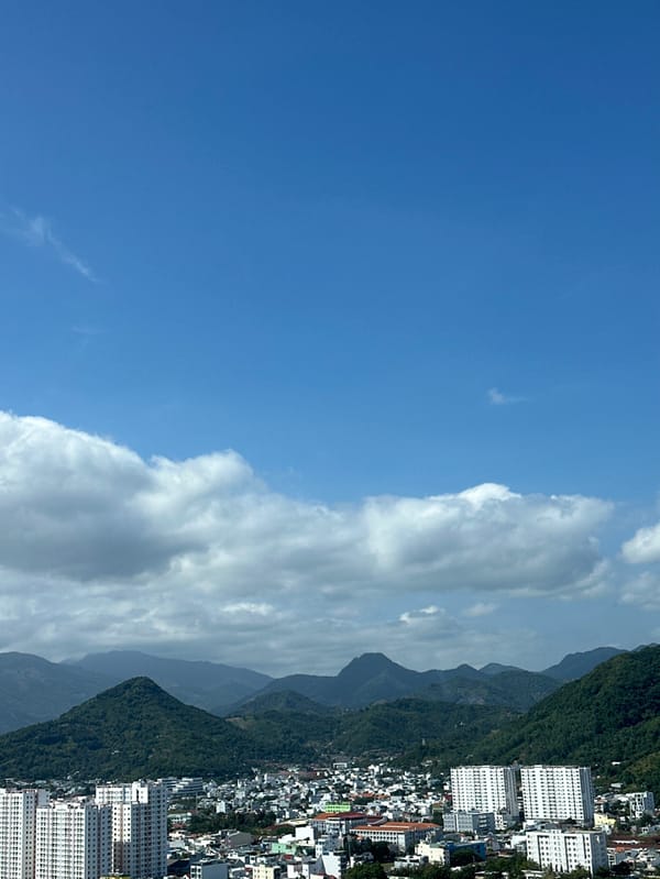 Morning observations document Nha Trang's coastal cityscape and daily life