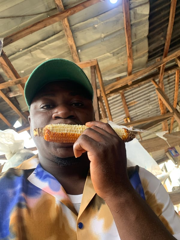 Community gathering and street life across two Nigerian towns