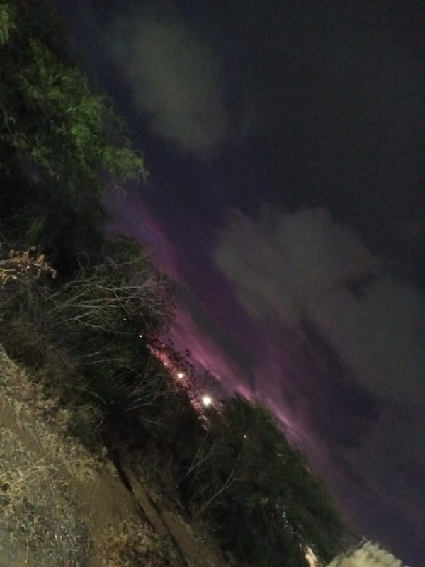 Street scenes captured in Altagracia, Venezuela during evening hours