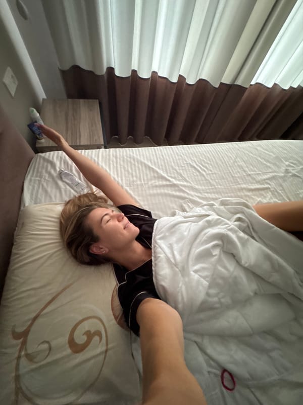 Lazy morning in bed, multiple angles over two minutes