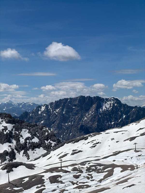 Alpine panoramas from the peaks above Garmisch-Partenkirchen