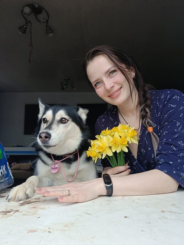 Quiet domestic moments captured in Russian village early morning