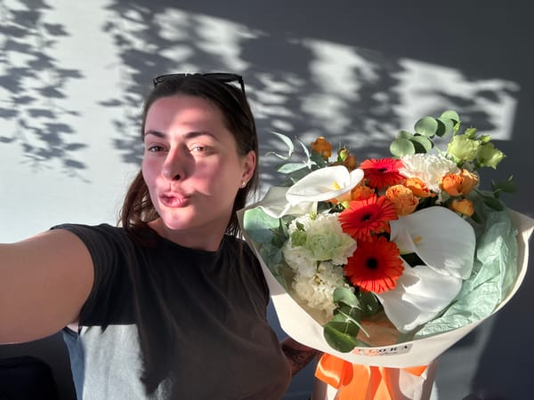 Afternoon snapshots: selfies, sunsets, flowers, and sweet treats