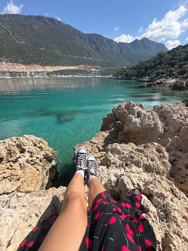 Morning coastal scenes captured in Kaş, Turkey Mediterranean shoreline
