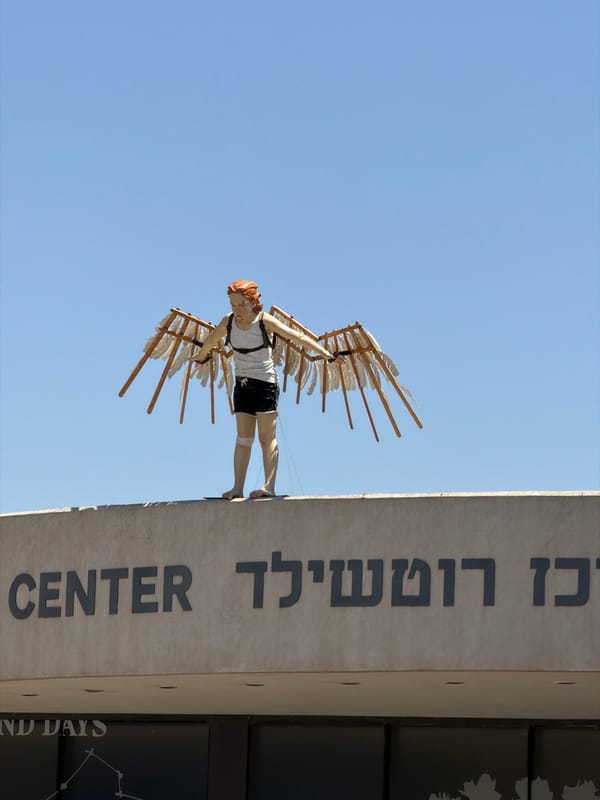 Art installations documented across Tel Aviv cultural venues