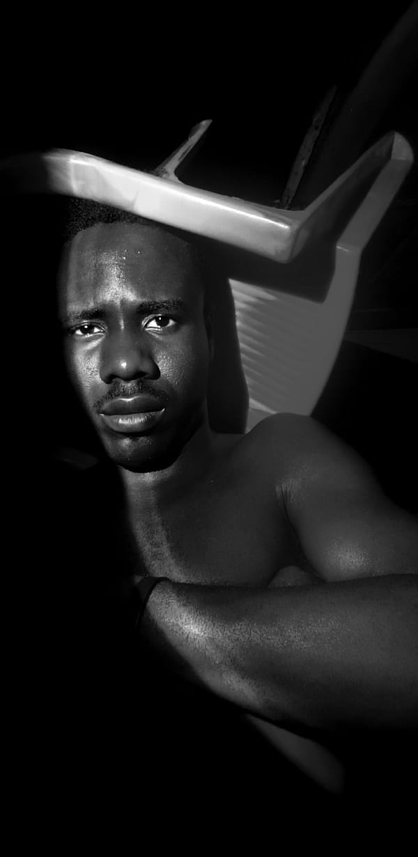 Playful black and white portrait session in Narayi, Nigeria