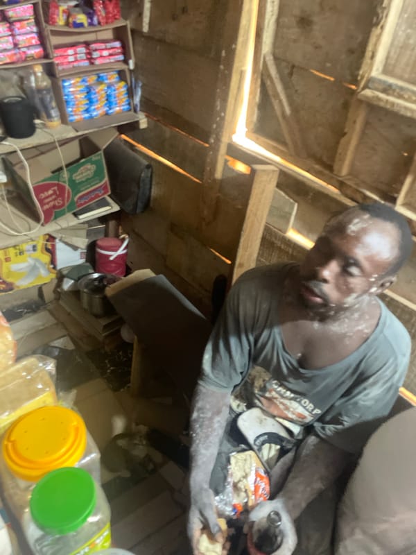 Man documents routine daily activities in Abuja neighborhood