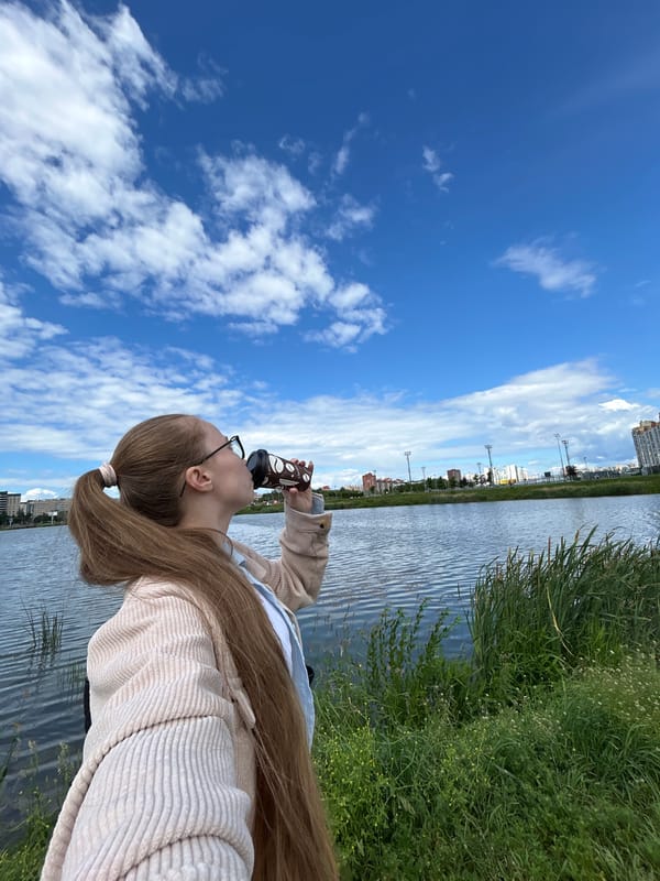 Lazy summer morning at St. Petersburg's 300th Anniversary Park