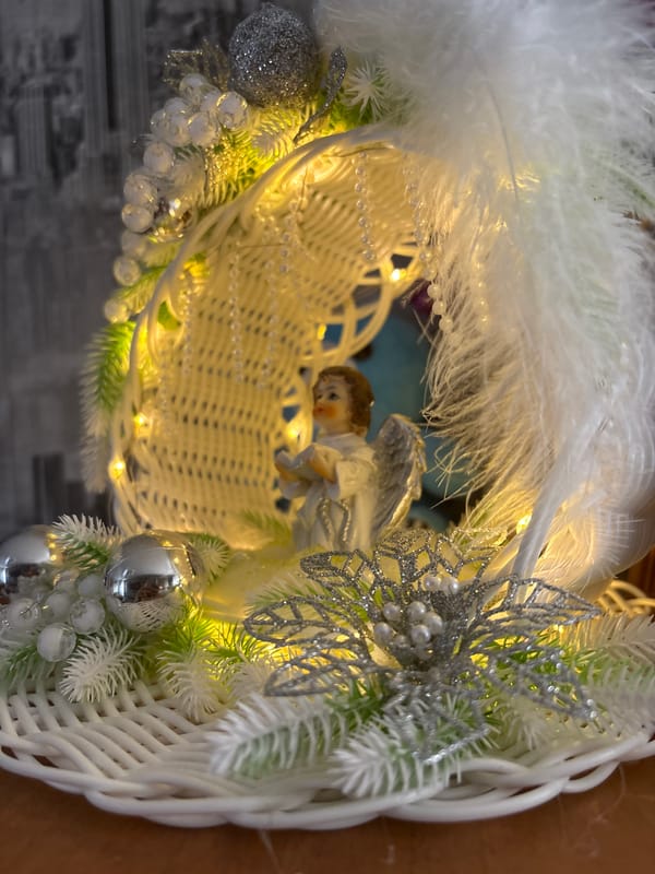 Witness documents home scenes: decorations, plants, toys, cityscapes