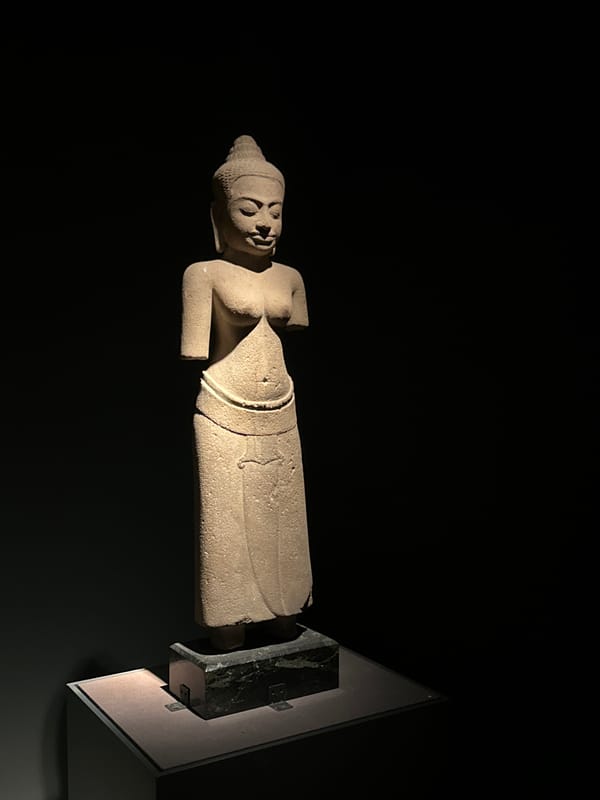 Ancient Asian artifacts on display at a Seoul museum