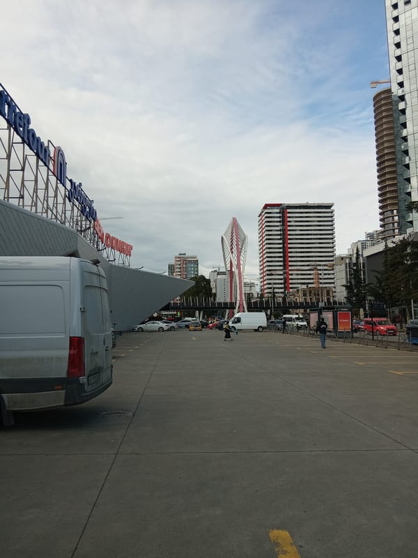 Early morning scenes documented across Batumi, Georgia