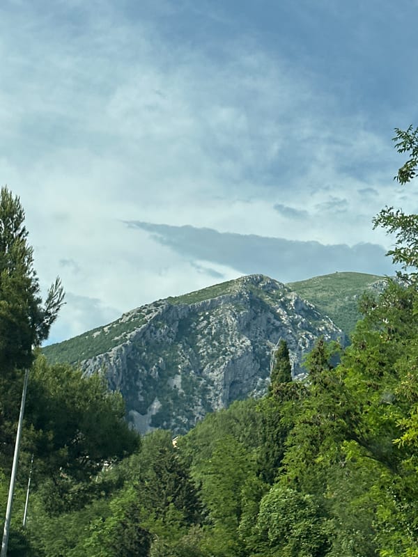 Afternoon scenes captured along Montenegro's Bar-Sutomore coastal route