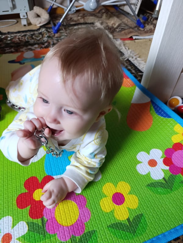 Sunday morning domestic life captured in Russian household