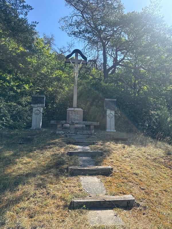 Stations of the Cross path and historic site in Bad Salzschlirf