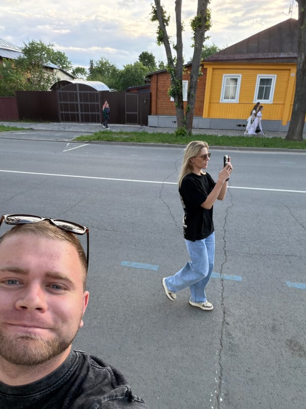 Afternoon stroll through Suzdal's historic streets and storefronts