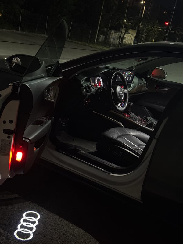 Audi observed parked with open door in Sofia