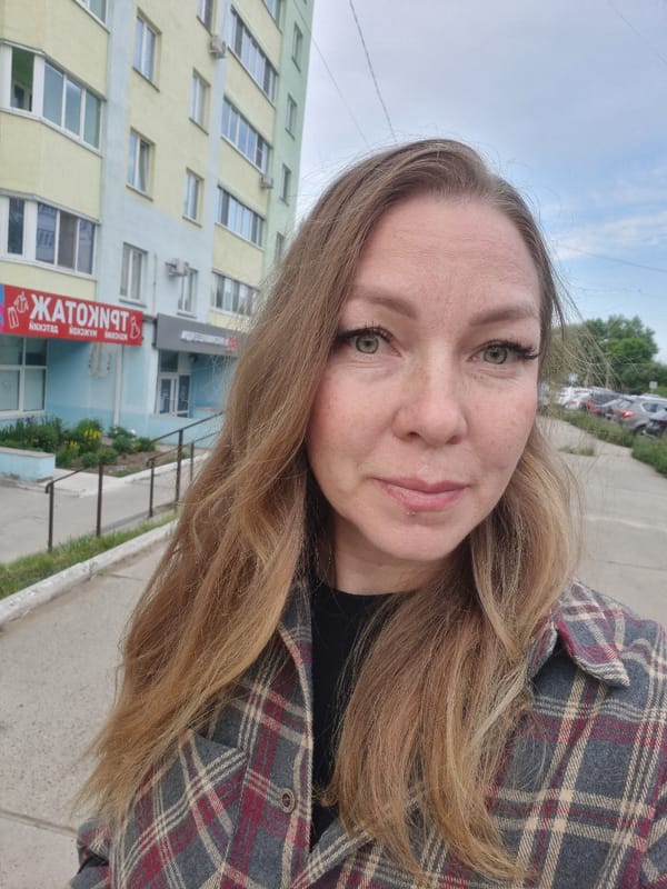 Woman Takes Late Night Selfie in Chaikovsky, Russia