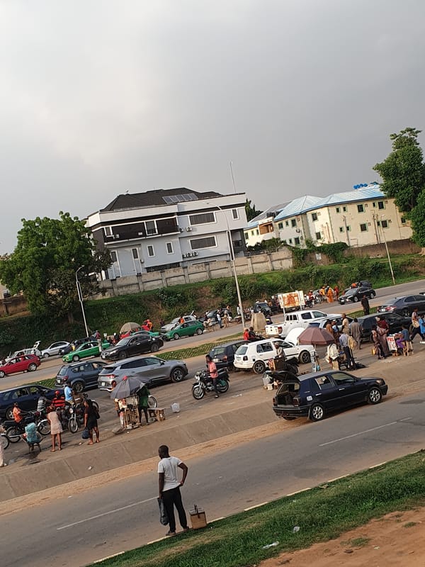 Routine street life documented in Abuja Nigeria