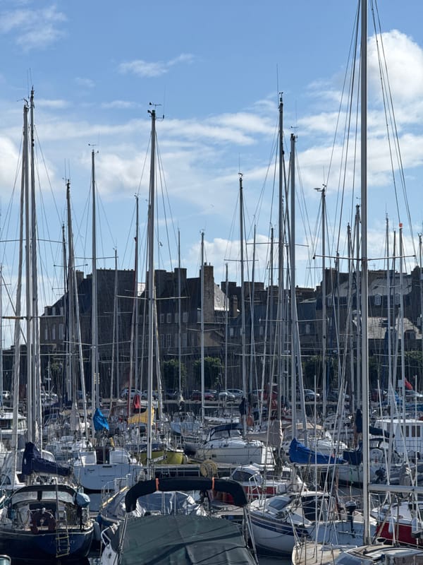 Saint-Malo waterfront scenes captured during sunny afternoon