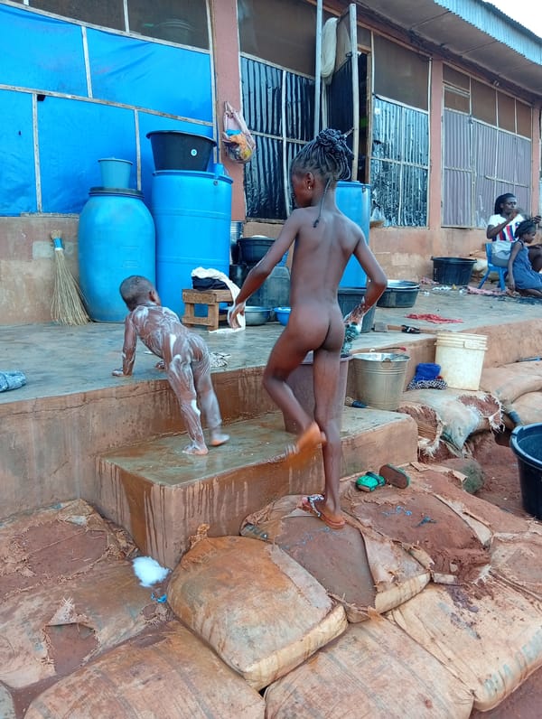 Daily life moments captured in Ogidi Nigeria residential area