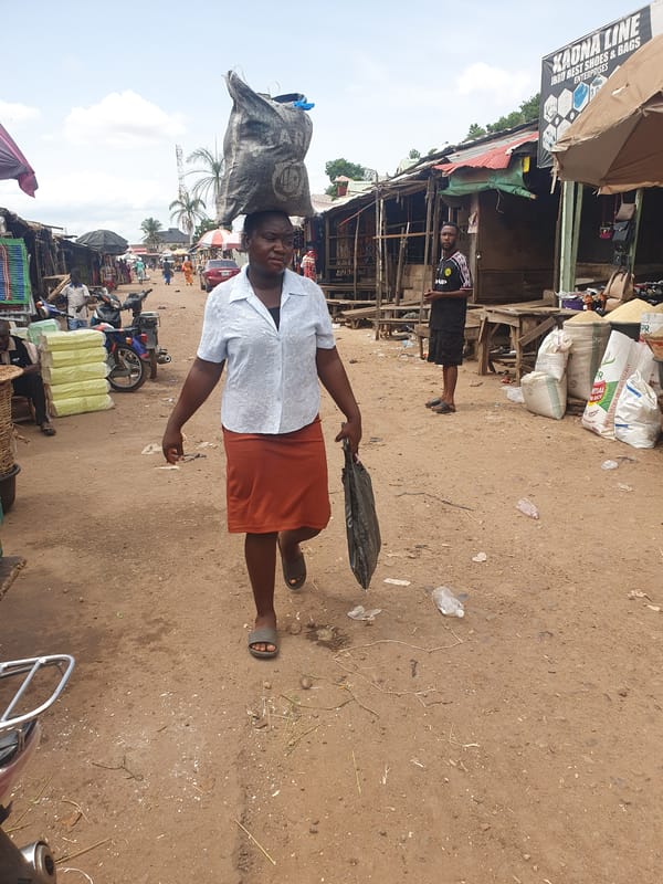 Morning market activity documented across Lokoja, Nigeria commercial districts