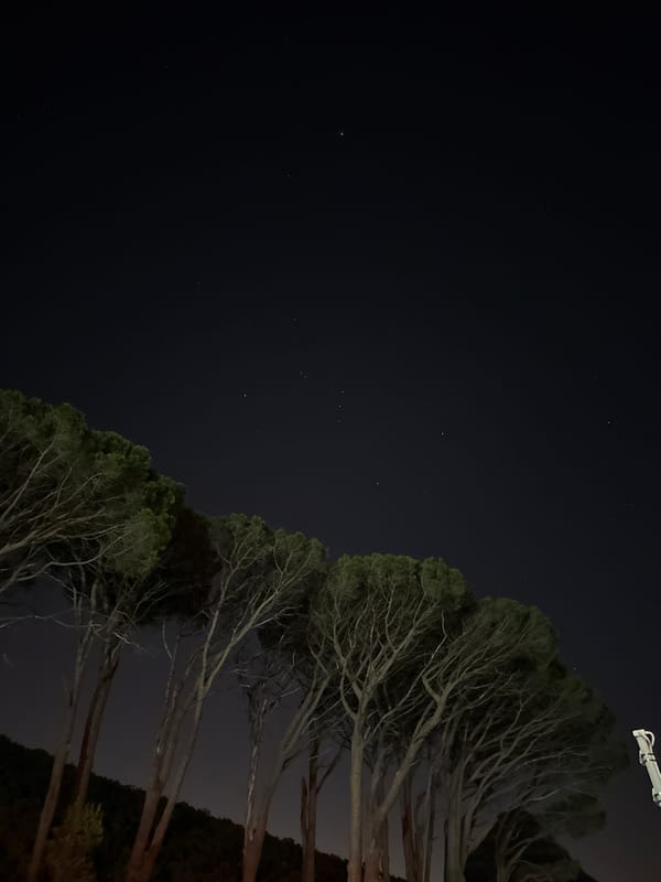 Table Mountain shrouded in evening mist, Cape Town