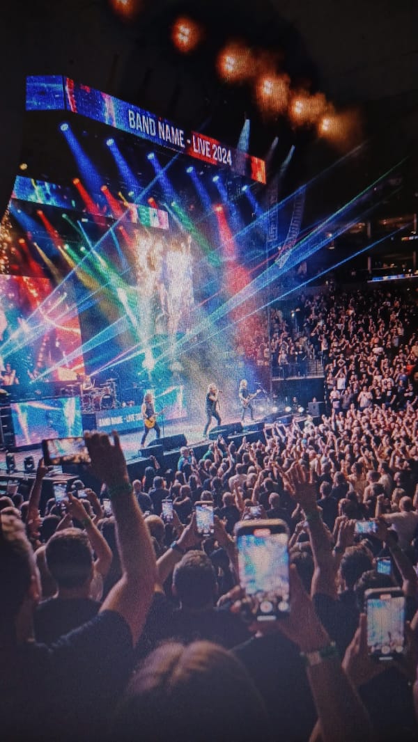 Stadium concert lights up a Tashkent night