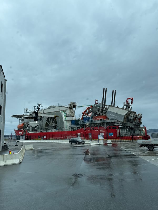 Subsea 7 vessel SEVEN NAVICA DOUGLAS docked in Bergen