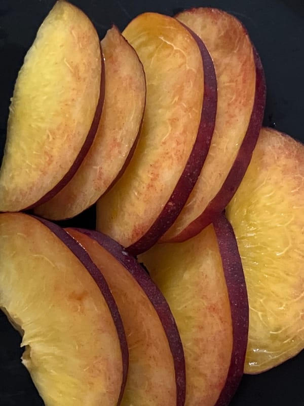 Stone fruit up close: nectarines, plums, and peaches in Pushkino