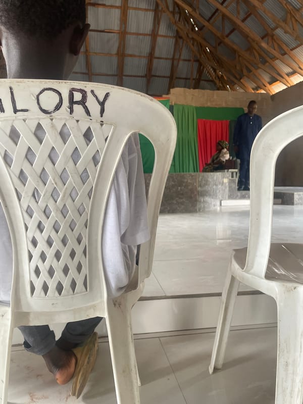 Church gathering underway at RCCG hall in Jalingo, Nigeria