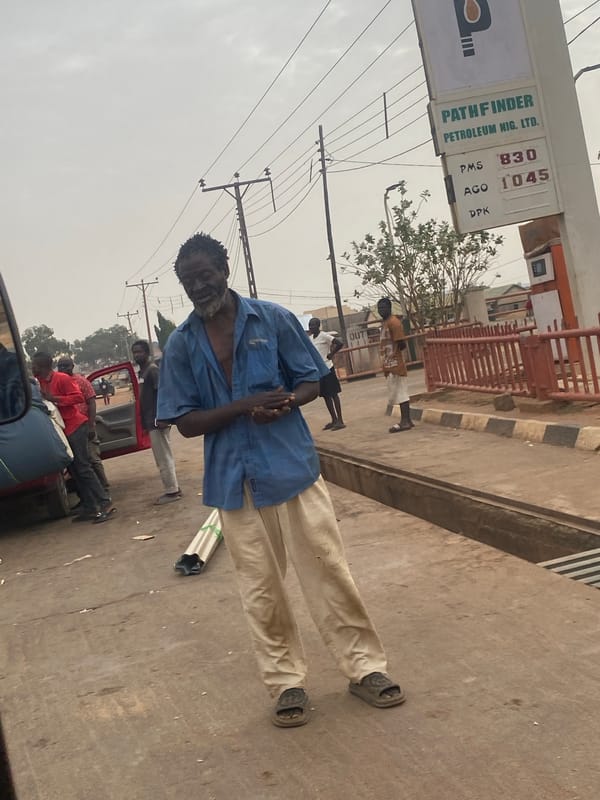 Morning street life documented in Rido, Nigeria