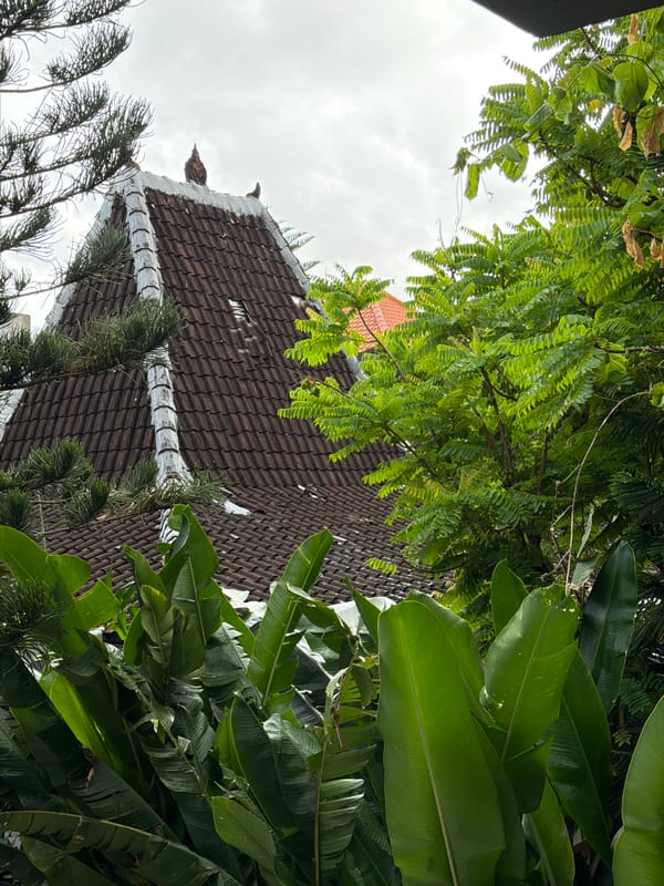 Morning rainfall observed in North Kuta residential area