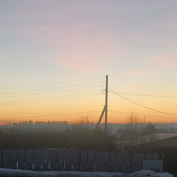 Winter landscape scenes documented in Фоки, Russia