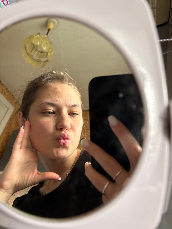 Indoor selfies and stormy cityscape views in Rezh, Russia