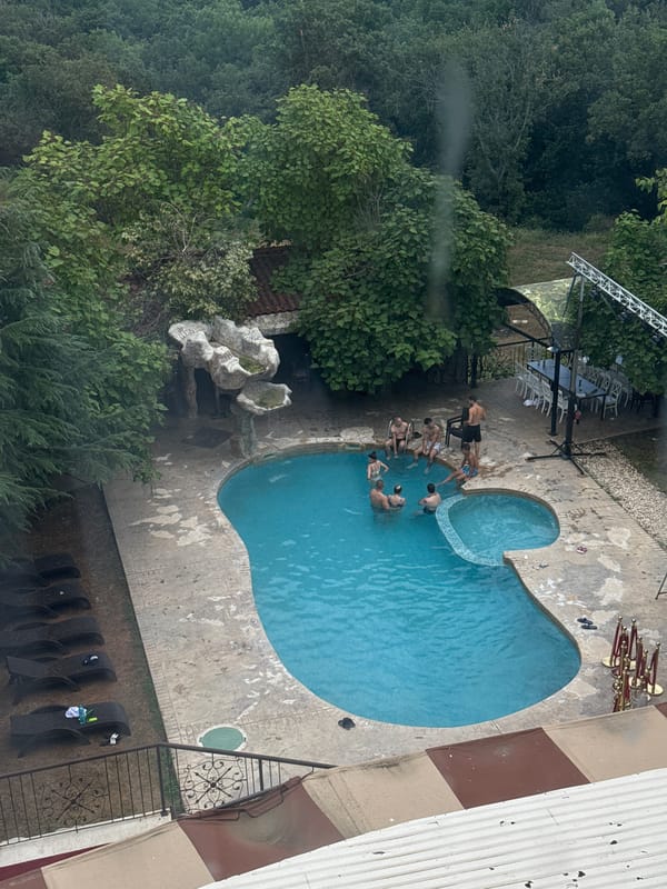 Poolside and indoor moments from Sredets, Bulgaria