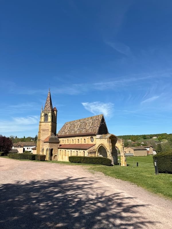 Historic French abbey photographed in Briennon