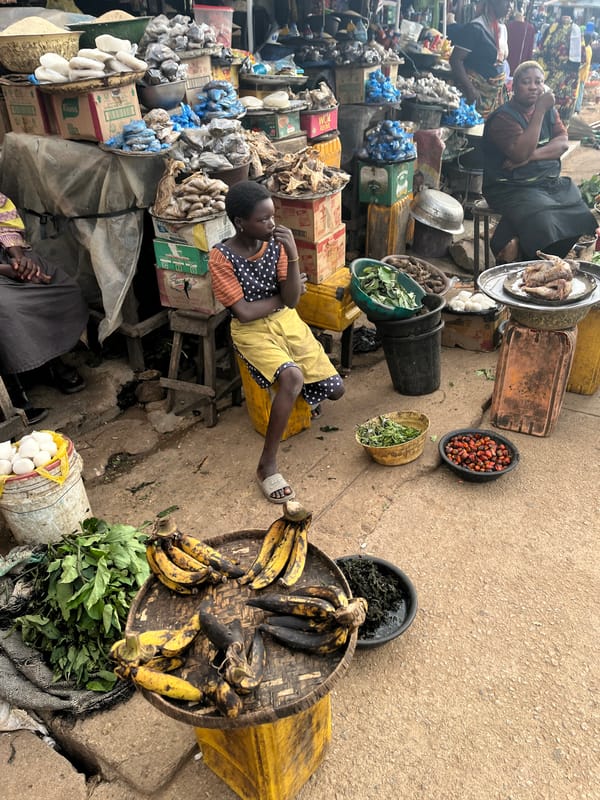 Everyday market life in Kabong, Nigeria
