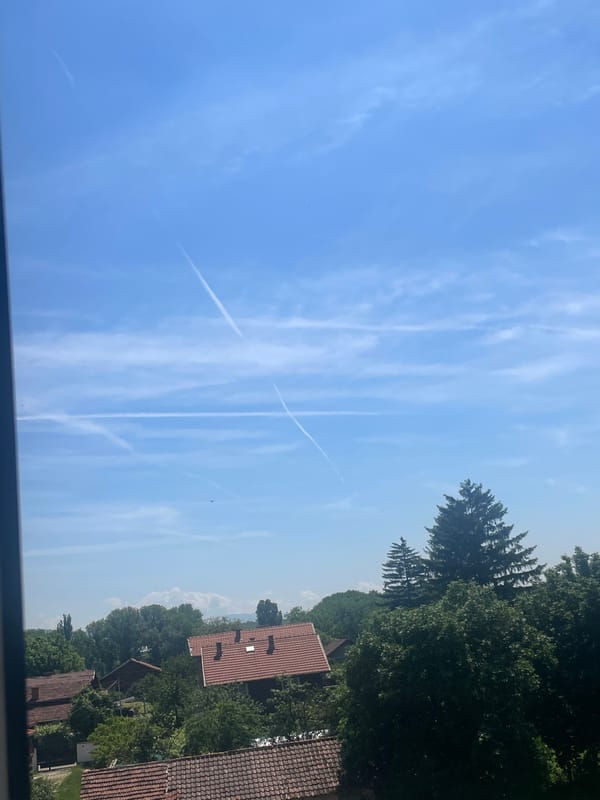 Morning scenes documented in Yana, Bulgaria include sky, industrial facility