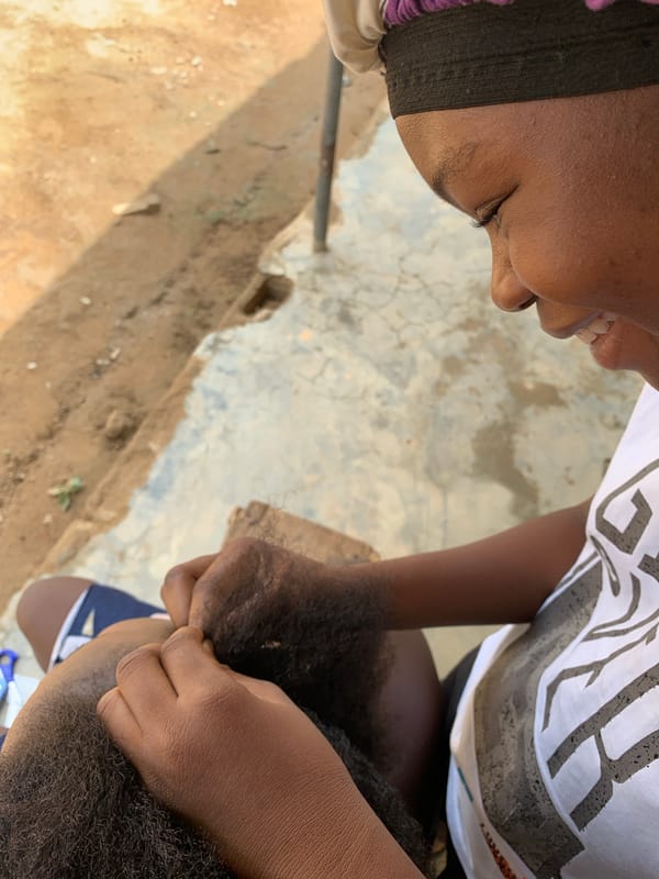 Two people spotted outdoors in Keffi, Nigeria