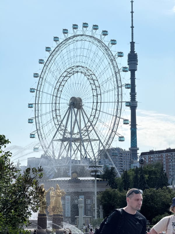 Afternoon at VDNKh, Moscow's landmark exhibition park